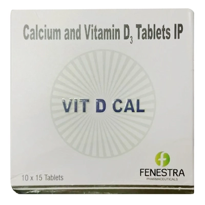 Vit D Cal Tab 15'S, Pack of 15