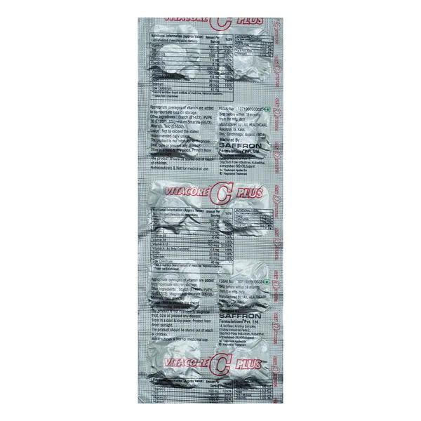 Vitacore C Plus Chewable Tablet 10's, Pack of 10