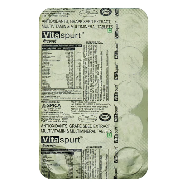 Vitaspurt Tablet 15's