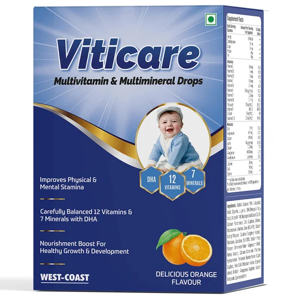 Viticare Orange Flavour Drops 30 ml