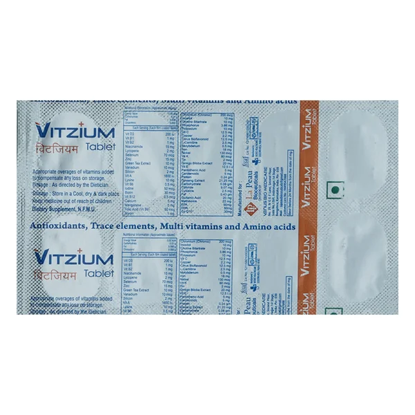 Vitzium Tablet 10's, Pack of 10