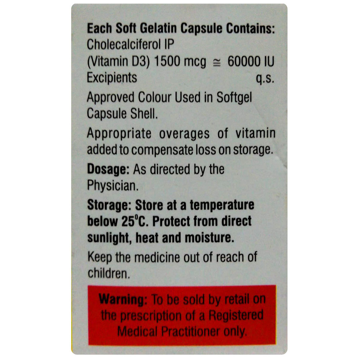 Vitauno-D3 60K Softgel Capsule 4's, Pack of 4 Vitauno-D3 60K Softgel Capsule 4's, Pack of 4