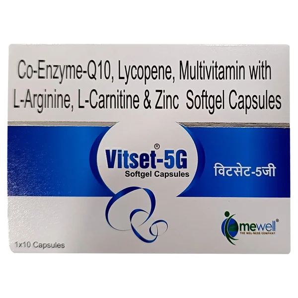 Vitset-5G Softgel Capsule 10's