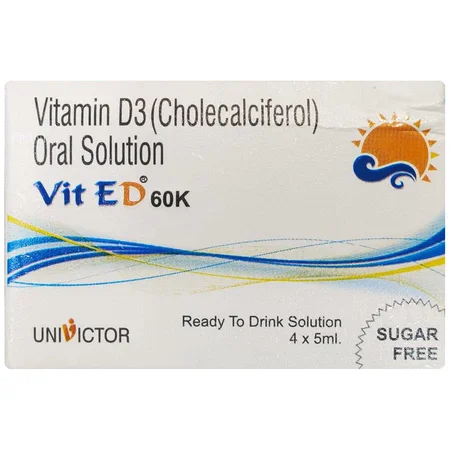Vit ED 60K Sugar Free Oral Solution 5 ml