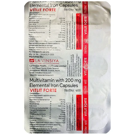 Vitlit Forte Capsule 10's