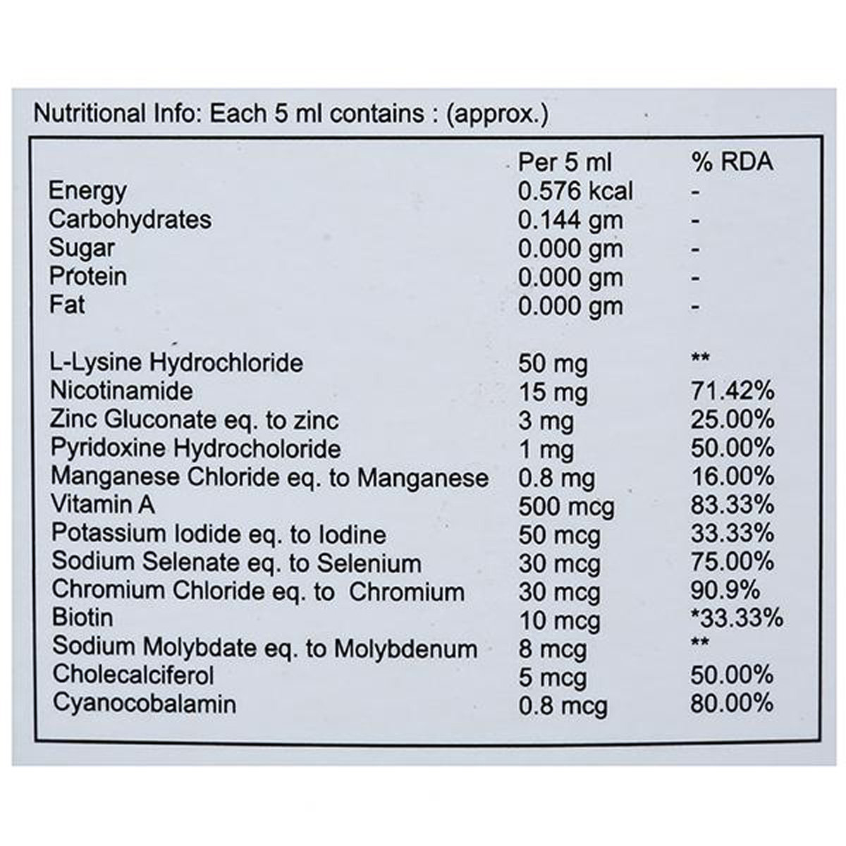Vivoz Syrup 200 ml, Pack of 1 Vivoz Syrup 200 ml, Pack of 1