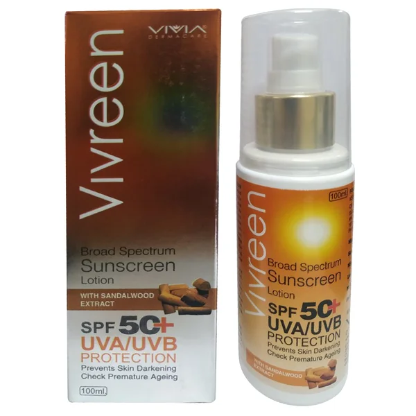 Vivreen Spf 50 Plus Sunscreen Lotion 100 ml