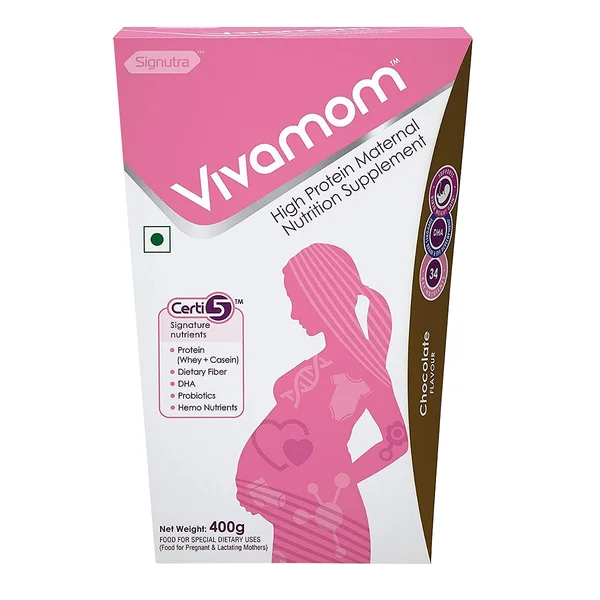 Vivamom Chocolate Flavour Powder, 400 gm