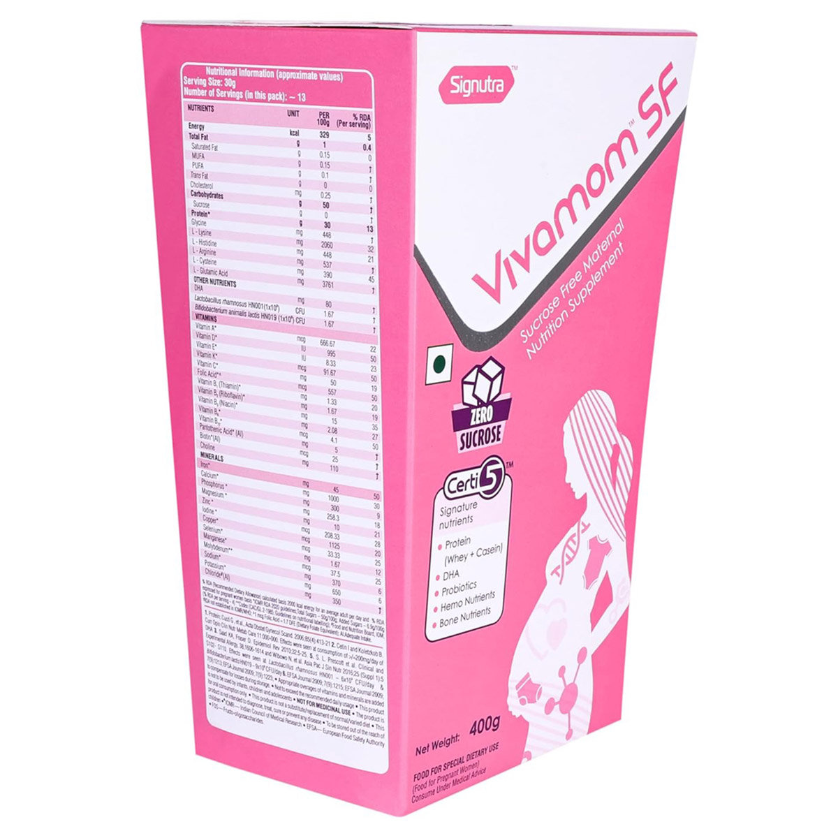 Vivamom SF Kesar Badam Flavour Powder 400 gm, Pack of 1 Vivamom SF Kesar Badam Flavour Powder 400 gm, Pack of 1