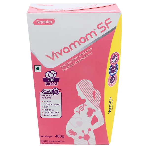 Vivamom SF Vanilla Flavour Powder 400 gm