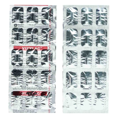 Vizylac Capsule 15's, Pack of 15 CAPSULES