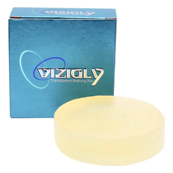 Vizigly Transparent Bathing Bar 75 gm, Pack of 1