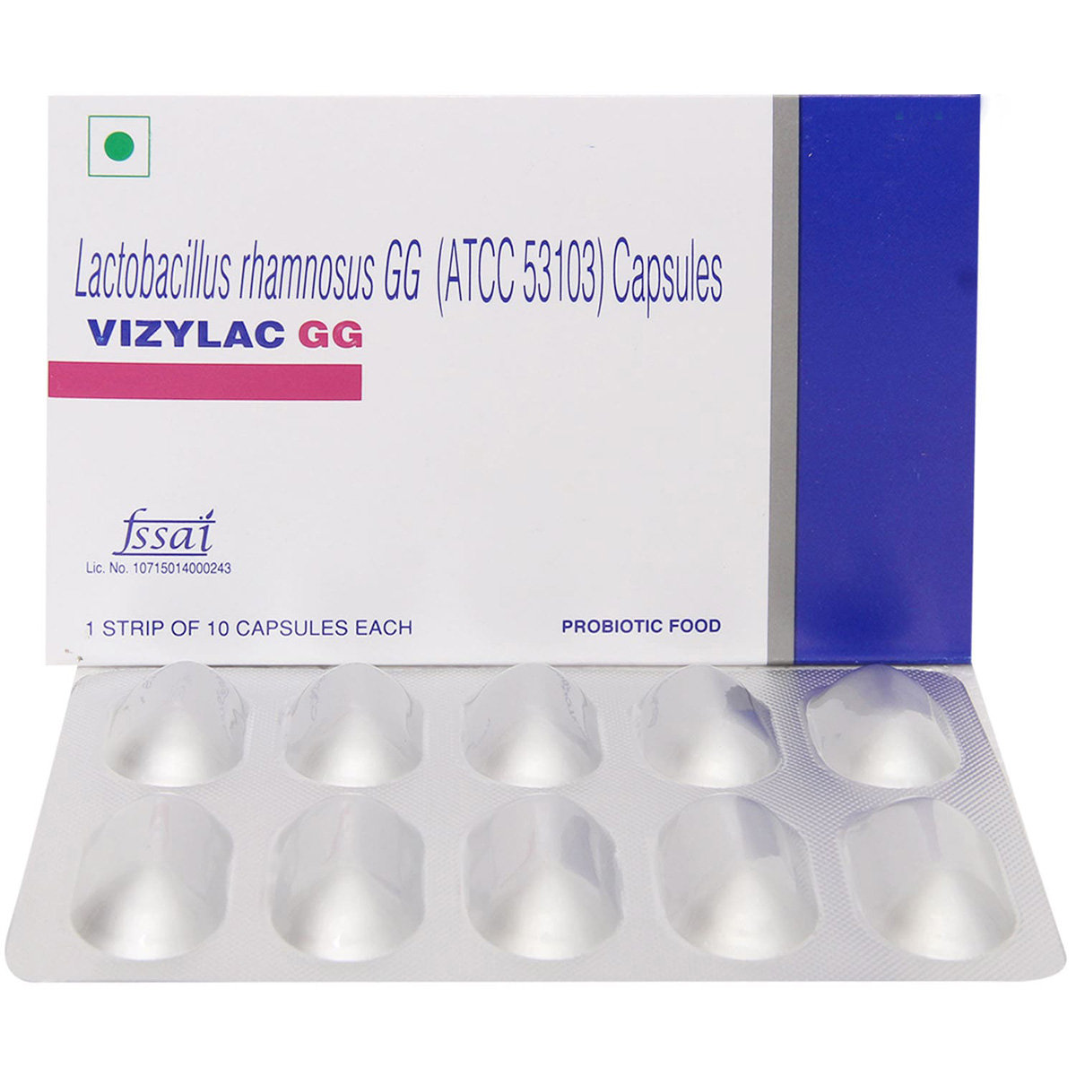 Vizylac GG Capsule 10's, Pack of 10 CAPSULES Vizylac GG Capsule 10's, Pack of 10 CAPSULES