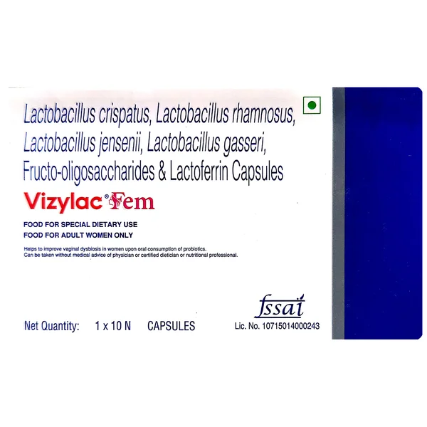Vizylac Fem Adult Women Capsule 10's