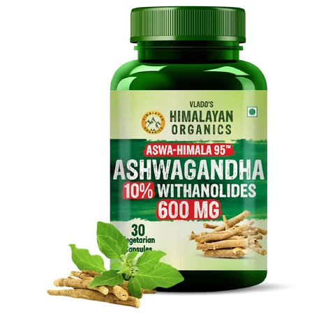 Vlado's Himalayan Organics 600Mg Ashwagandha 10% Withanolides Cap 30S
