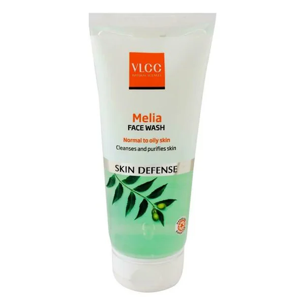 VLCC Melia Skin Defense Face Wash 100 ml | Cleanses &amp; Purifies Skin | For Normal To Oily Skin, Pack of 1