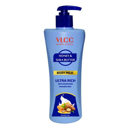 VLCC Honey & Shea Butter Ultra Rich Body Lotion 400 ml | With Honey & Shea Butter | Provides Deep Nourishment To Skin | For All Skin Type