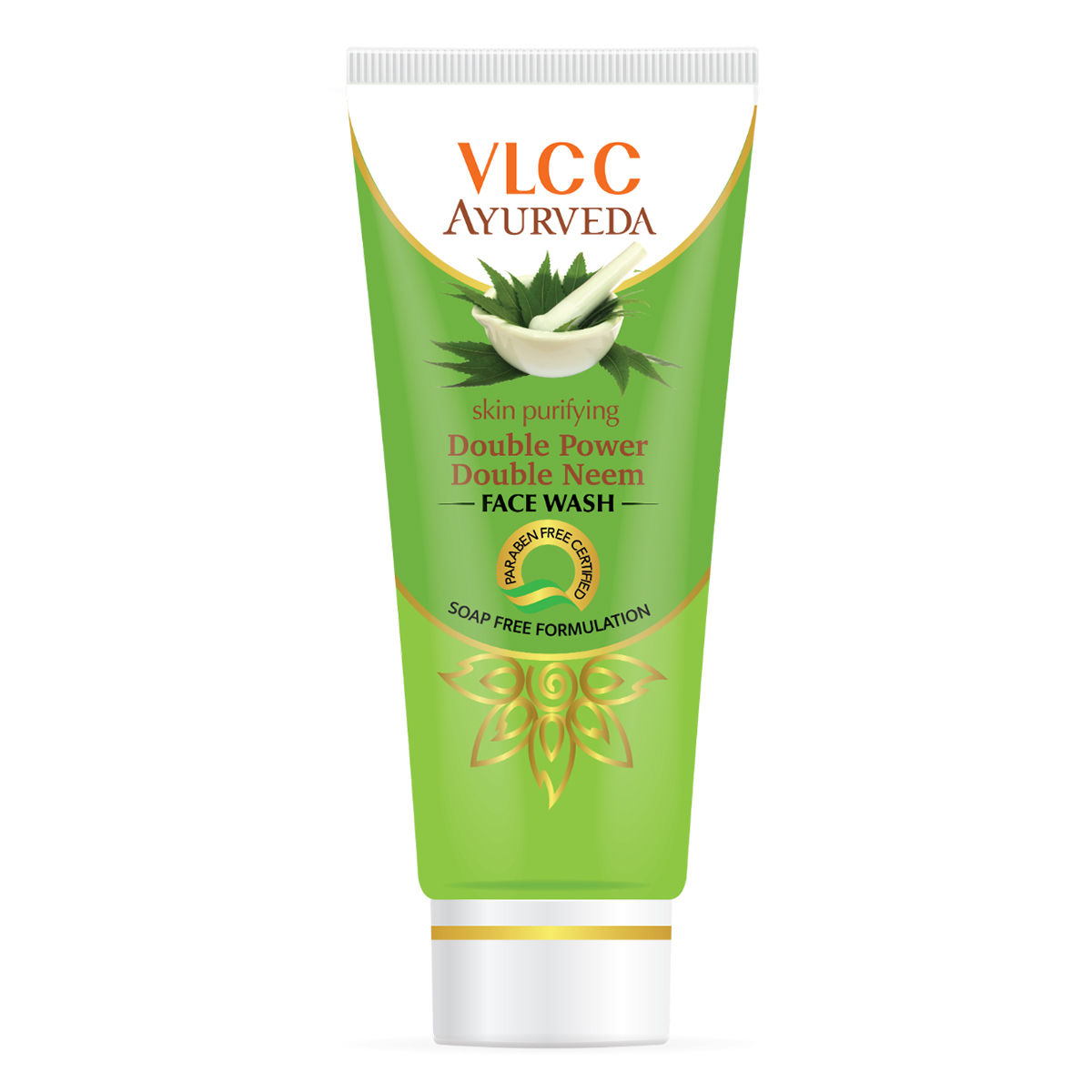 Buy VLCC Ayurveda Skin Purifying Double Power Double Neem Face Wash, 100 ml Online