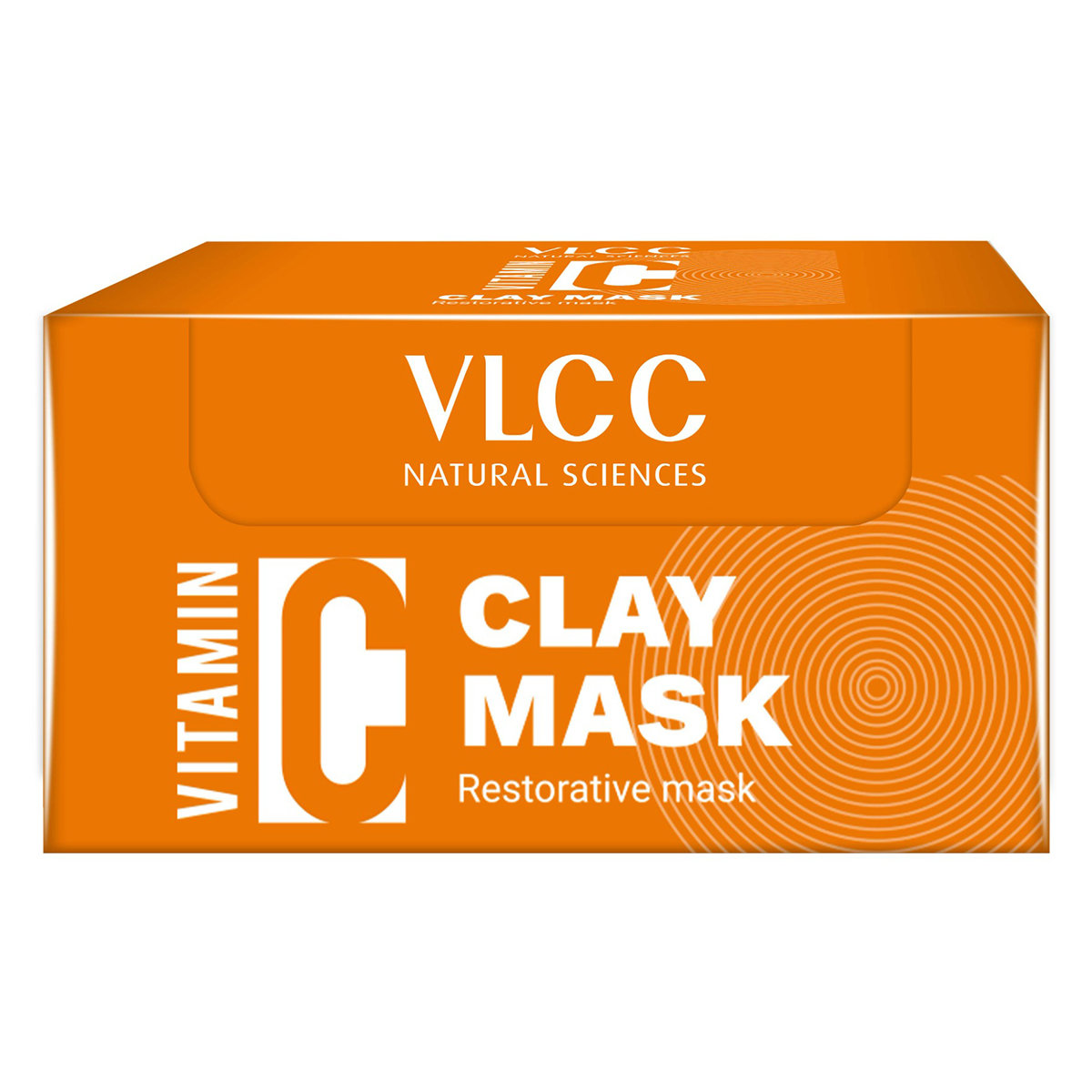 VLCC Vitamin C Clay Mask, 100 gm | Vitamin C, Hyaluronic Acid | Restorative Mask, Pack of 1 VLCC Vitamin C Clay Mask, 100 gm | Vitamin C, Hyaluronic Acid | Restorative Mask, Pack of 1