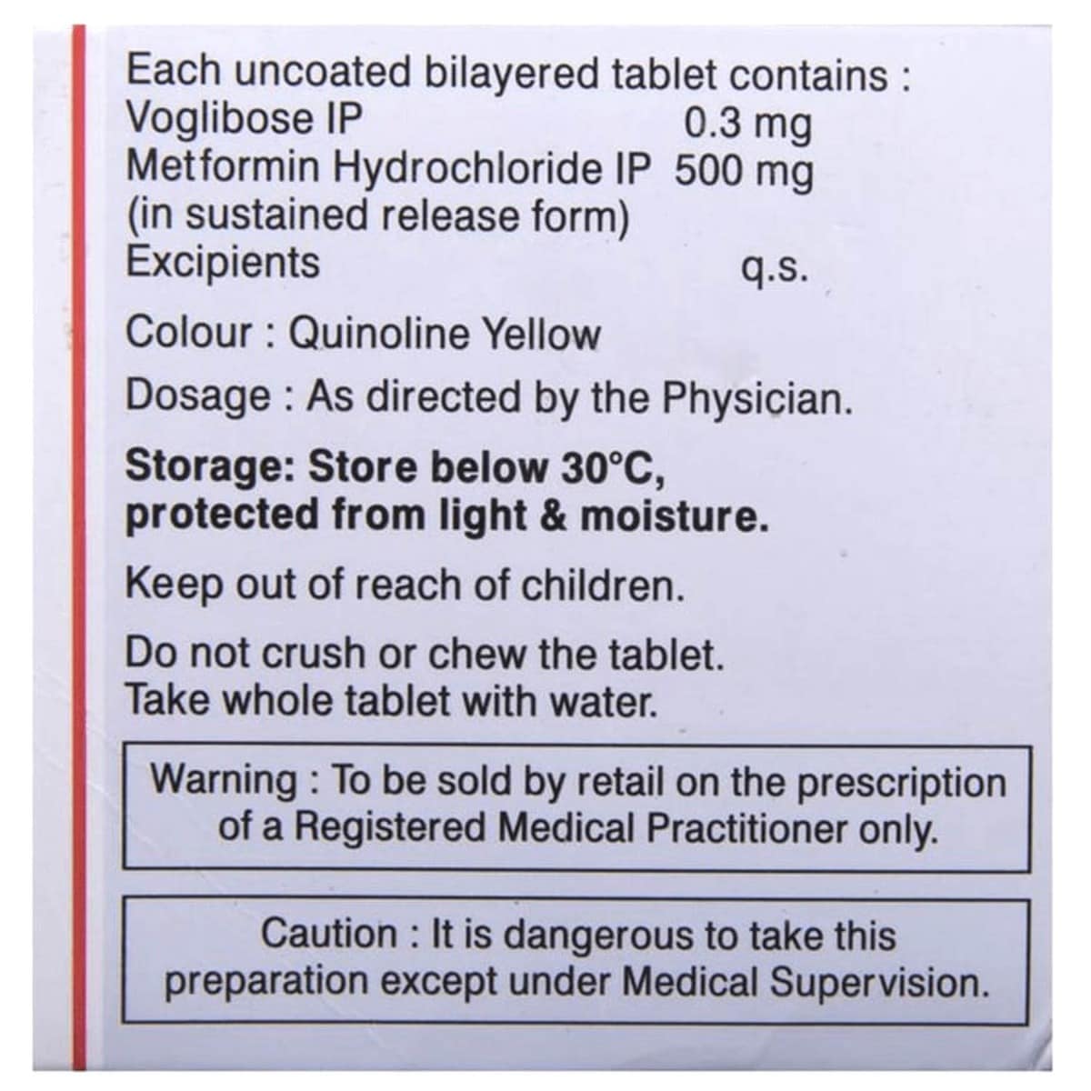 Vobit M 0.3 Tablet 15's, Pack of 15 TABLETS Vobit M 0.3 Tablet 15's, Pack of 15 TABLETS