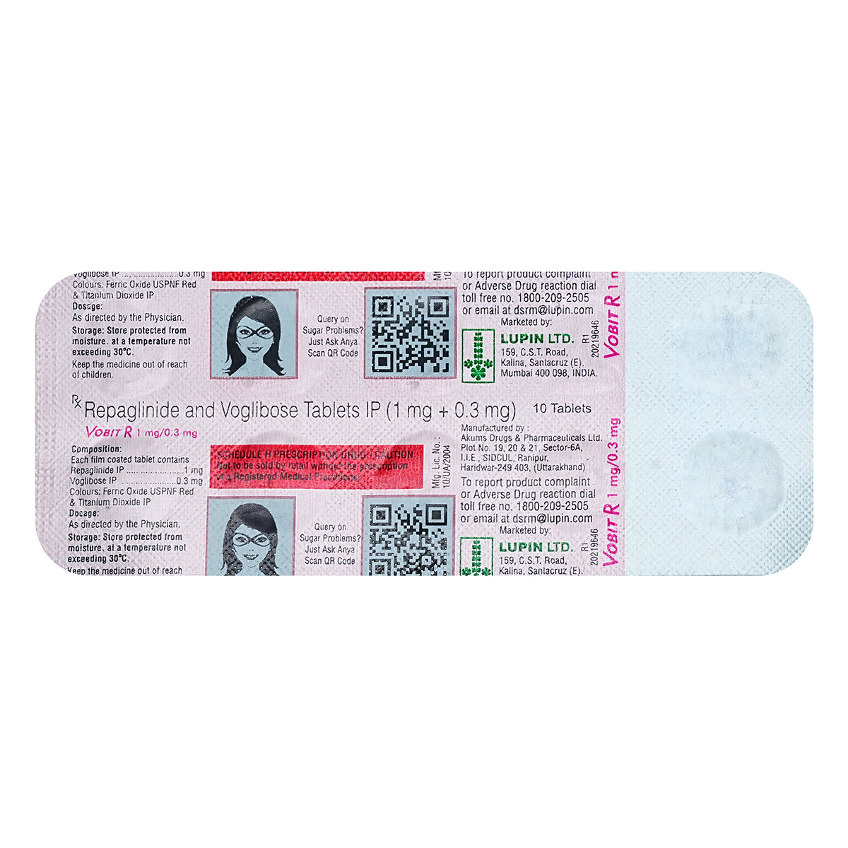 Vobit R 1/0.3mg Tablet 10's, Pack of 10 Vobit R 1/0.3mg Tablet 10's, Pack of 10