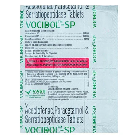Vocidol-SP Tablet 10's