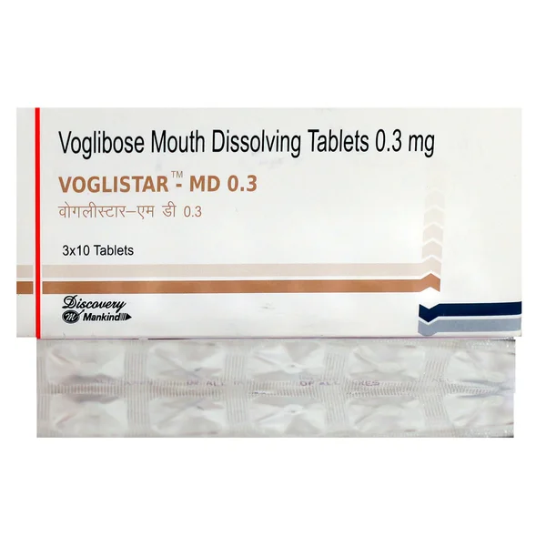 Voglistar MD 0.3 Tablet 10's