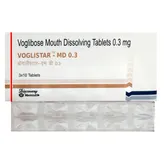 Voglistar MD 0.3 Tablet 10's, Pack of 10 TABLETS