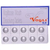 Vogli 0.3 Tablet 10's, Pack of 10 TABLETS
