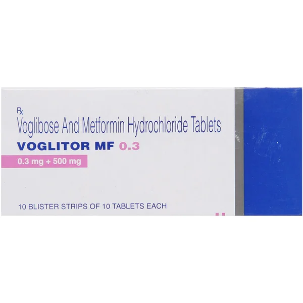 Voglitor MF 0.3 Tablet 10's, Pack of 10
