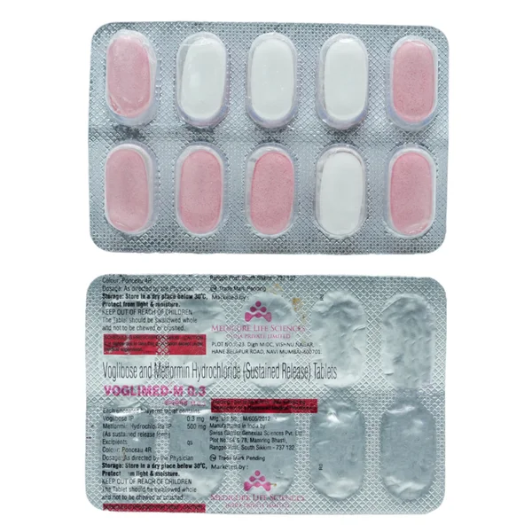 Voglimed-M 0.3 Tablet 10's