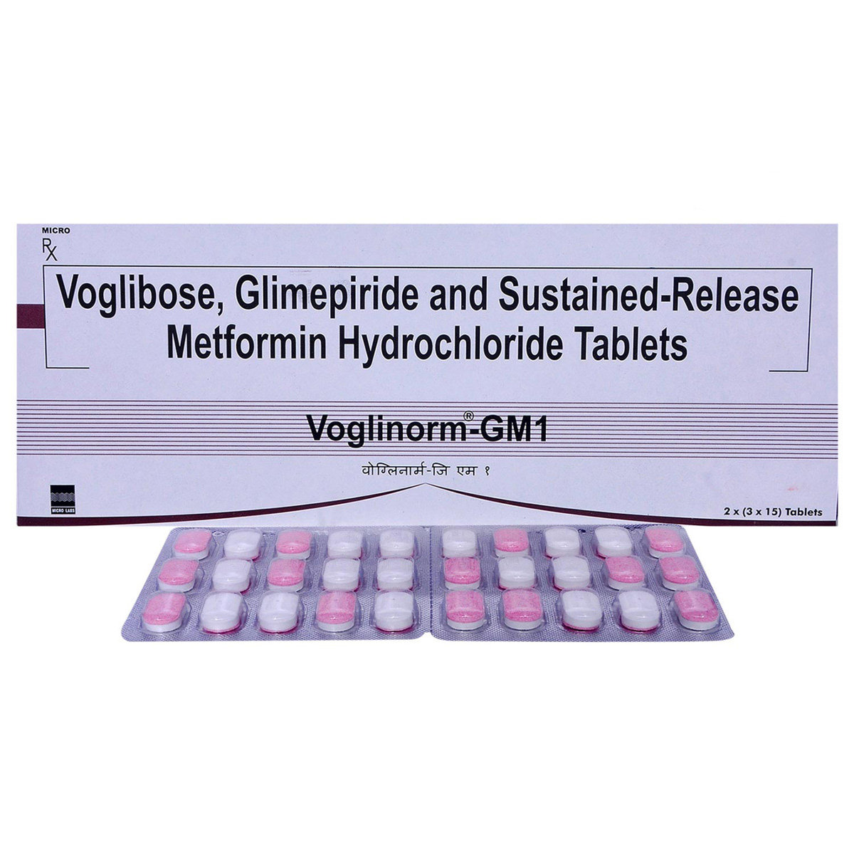 Voglinorm-GM1 Tablet 15's, Pack of 15 Voglinorm-GM1 Tablet 15's, Pack of 15