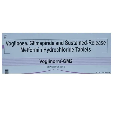 Voglinorm-GM 2 Tablet 15's