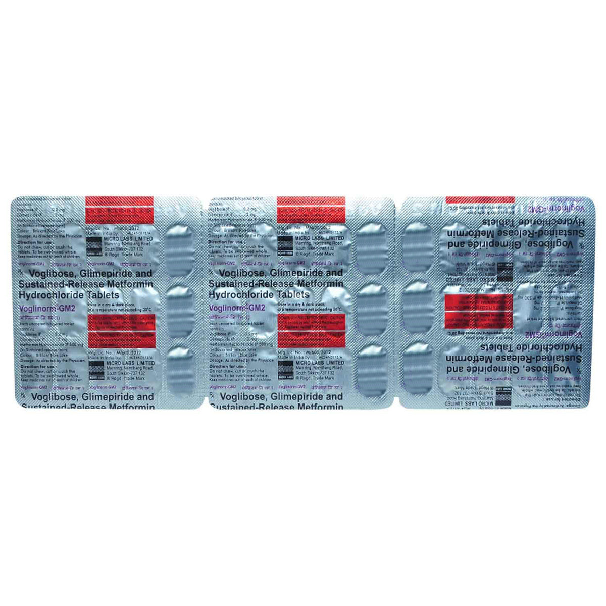 Voglinorm-GM 2 Tablet 15's, Pack of 15 Voglinorm-GM 2 Tablet 15's, Pack of 15
