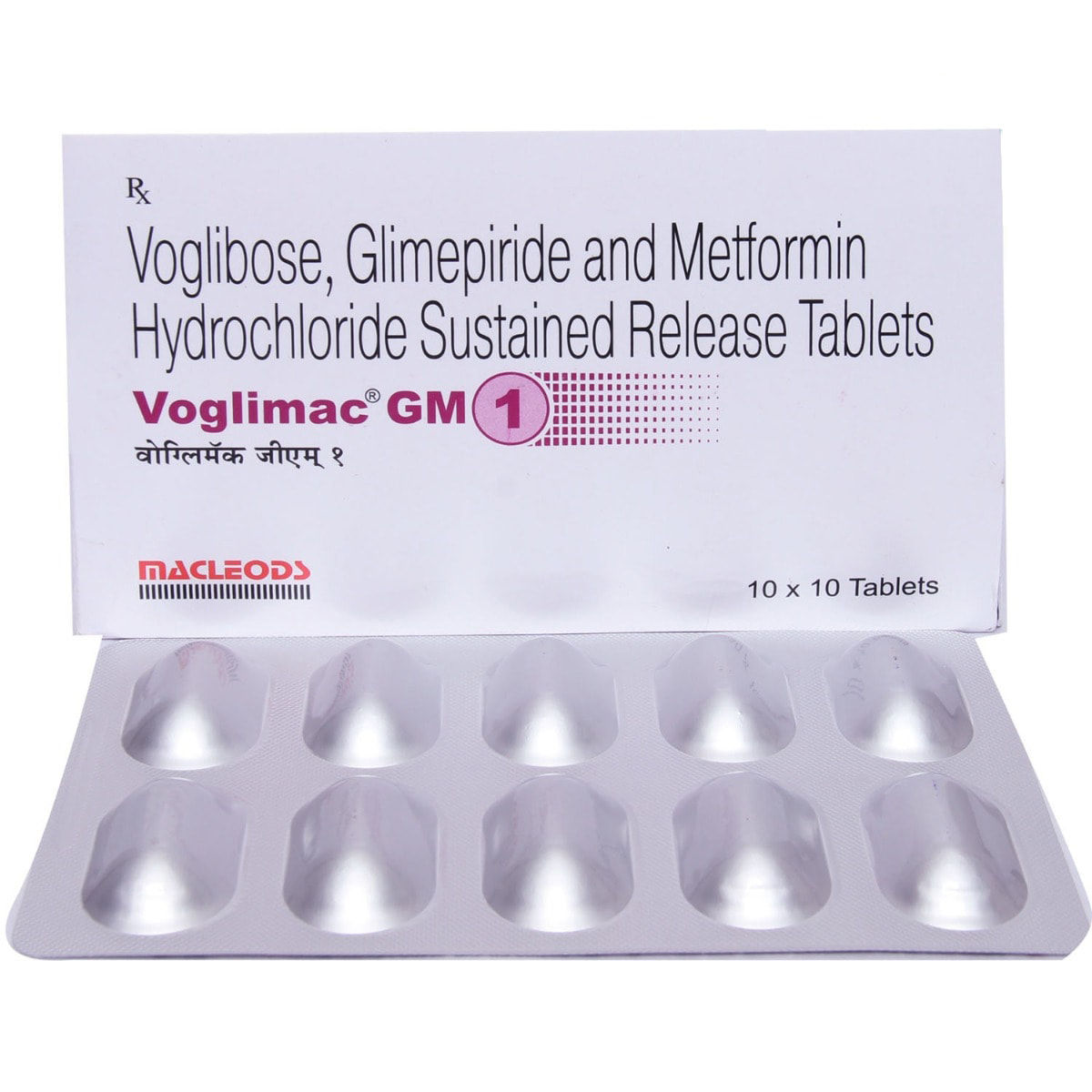 Voglimac GM 1 Tablet 10's Price, Uses, Side Effects, Composition ...