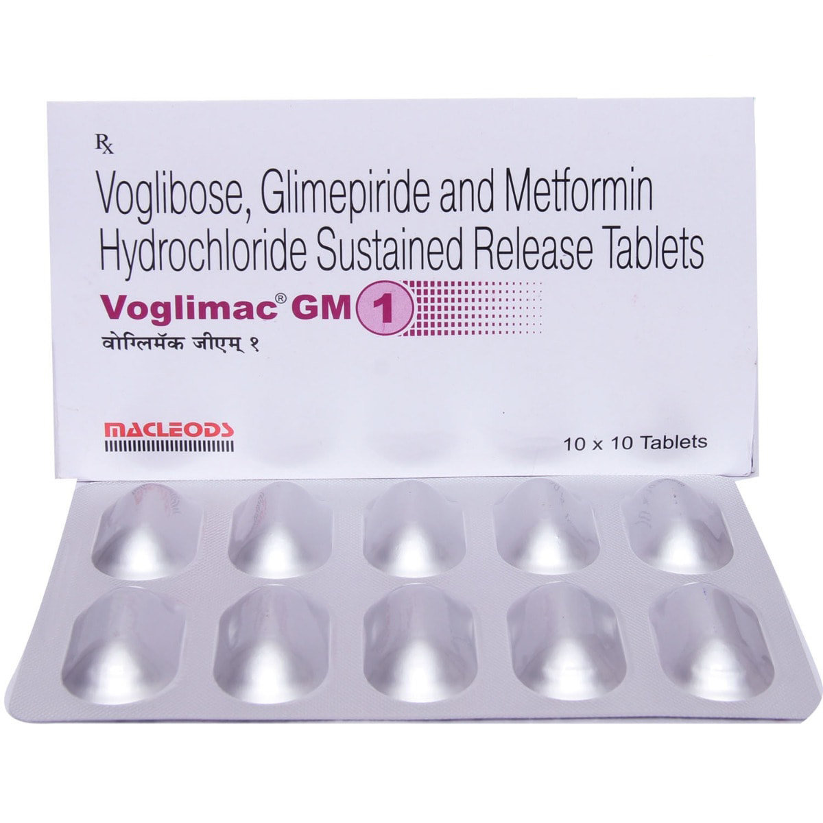 Voglimac GM 1 Tablet 10's, Pack of 10 Voglimac GM 1 Tablet 10's, Pack of 10
