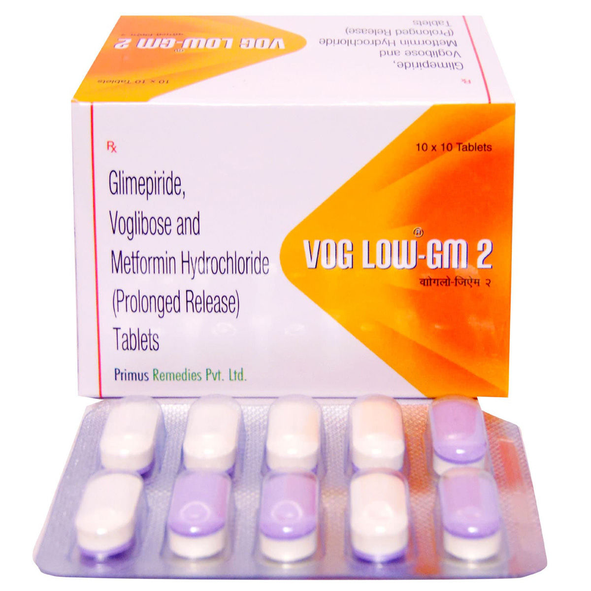 Voglow-GM 2 Tablet 10's Price, Uses, Side Effects, Composition - Apollo  Pharmacy
