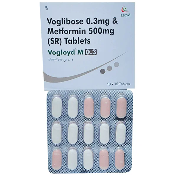 Vogloyd M 0.3 Tablet 15's, Pack of 15