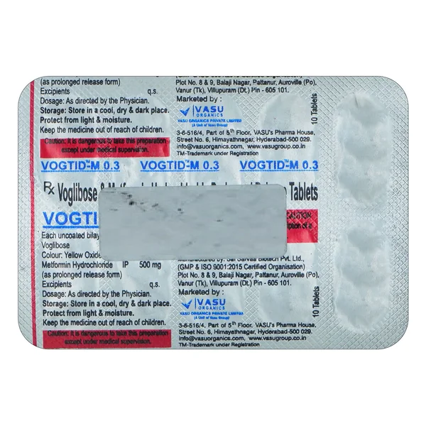 Vogtid M 0.3 mg Tablet 10's