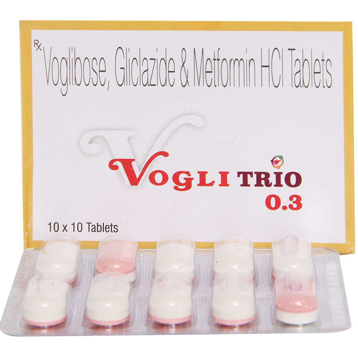 Vogli Trio 0.3 Tablet 10's, Pack of 10 Vogli Trio 0.3 Tablet 10's, Pack of 10