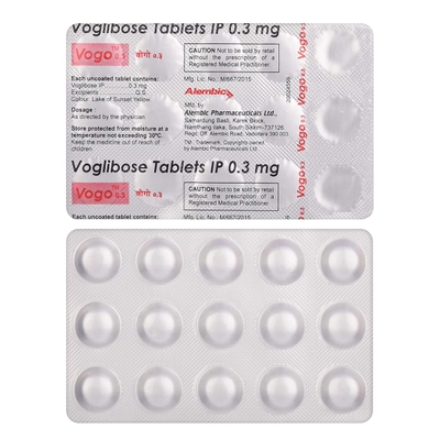 Vogo 0.3mg Tablet 15's, Pack of 15 TABLETS