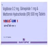 Vogs-GM 1 Tablet 15's, Pack of 15 TABLETS