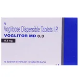 Voglitor MD 0.3 Tablet 15's, Pack of 15 TABLETS