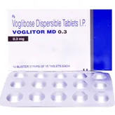 Voglitor MD 0.3 Tablet 15's, Pack of 15 TABLETS