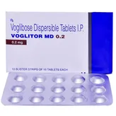 Voglitor MD 0.2 Tablet 15's, Pack of 15 TABLETS