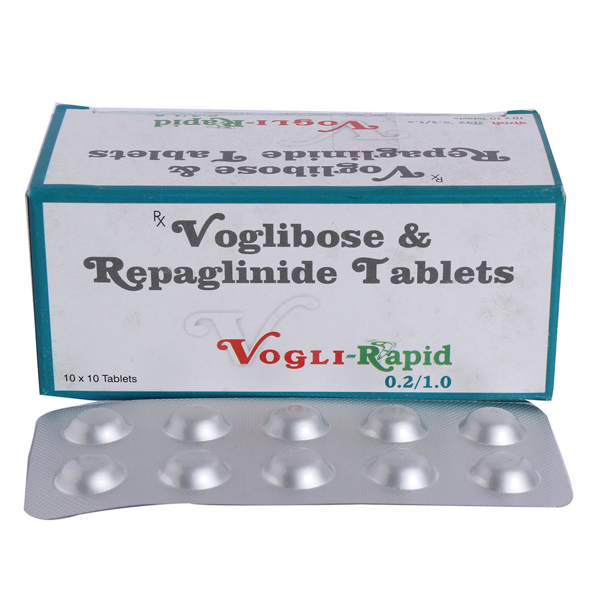 Vogli-Rapid 0.2 mg/1 mg Tablet 10's, Pack of 10 TabletS Vogli-Rapid 0.2 mg/1 mg Tablet 10's, Pack of 10 TabletS