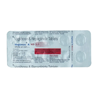 Voglimac R HD 0.5 Tablet 10's, Pack of 10 TABLETS