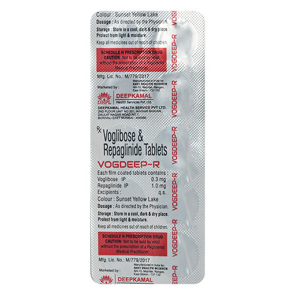 Vogdeep-R Tablet 10's, Pack of 10 Vogdeep-R Tablet 10's, Pack of 10