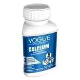 Vogue Wellness Calcium with Vitamin D3, 60 Softgel Capsules, Pack of 1