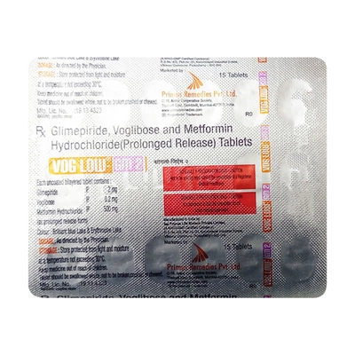 Vog Low-GM 2 Tablet 15's, Pack of 15 TabletS